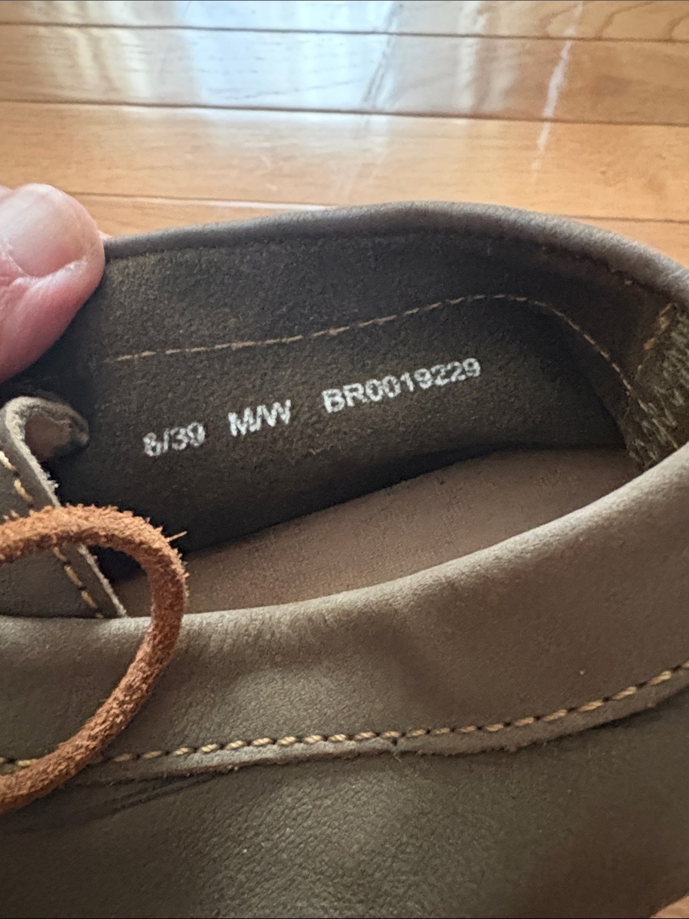 Born Women's Chukka Boots in Olive with Brown Laces - Picture 7 of 10